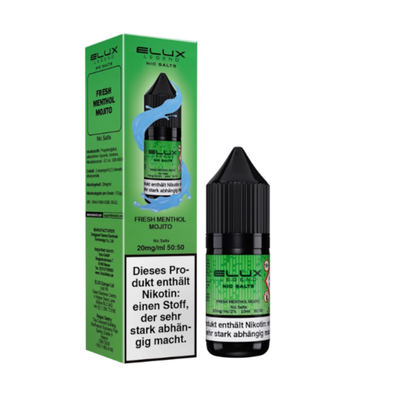 Elux Liquid Fresh Menthol Mojito Nic Salt