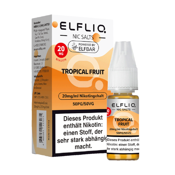 ELFLIQ Liquid Tropical Fruit Nic Salt