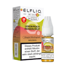 ELFLIQ Liquid Lemon Peach Passion Fruit Nic Salt