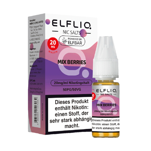ELFLIQ Liquid Mix Berries Nic Salt