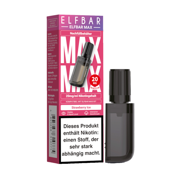 Elf Bar Max Strawberry Ice Pod