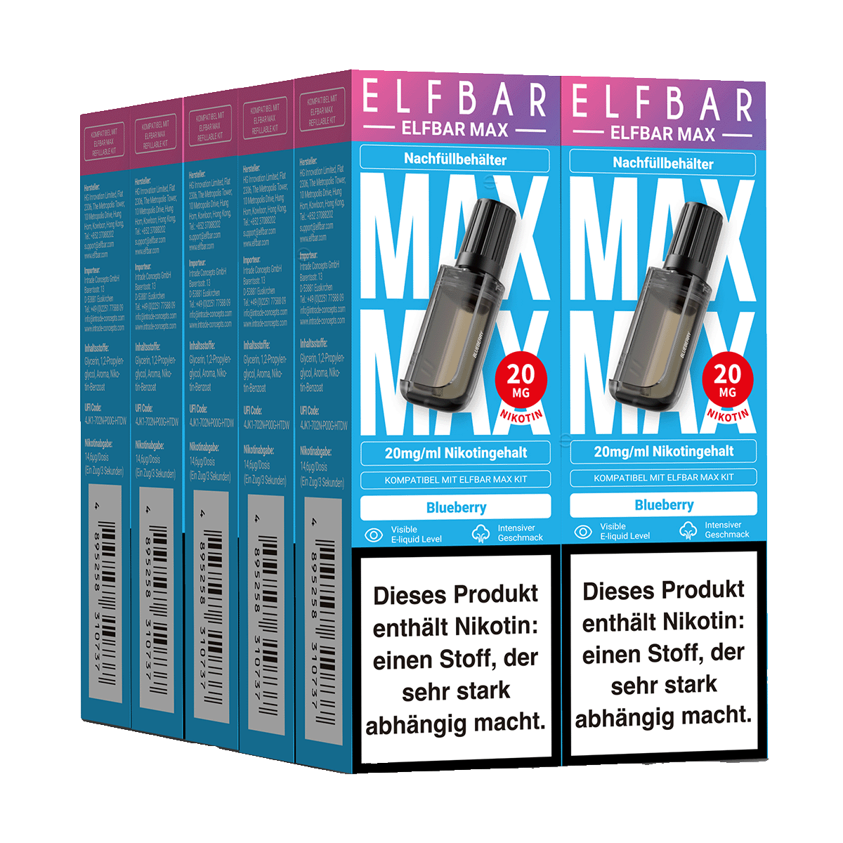 Elf Bar Max Blueberry Pod | Gratis Versand