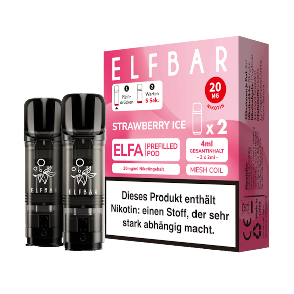 Elf Bar Elfa Strawberry Ice 2er Pod