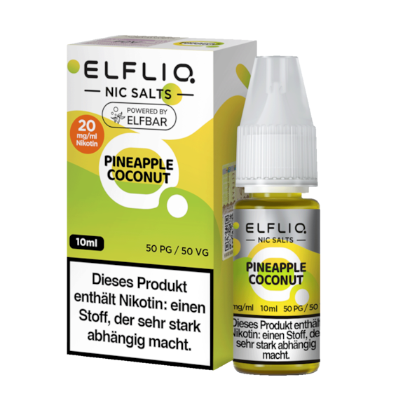 ELFLIQ Liquid Pineapple Coconut Nic Salt