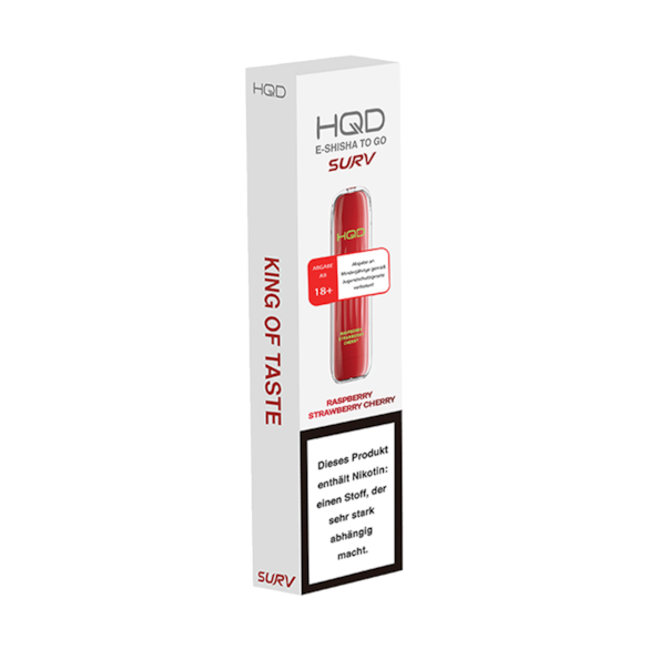 HQD SURV Raspberry Strawberry Cherry